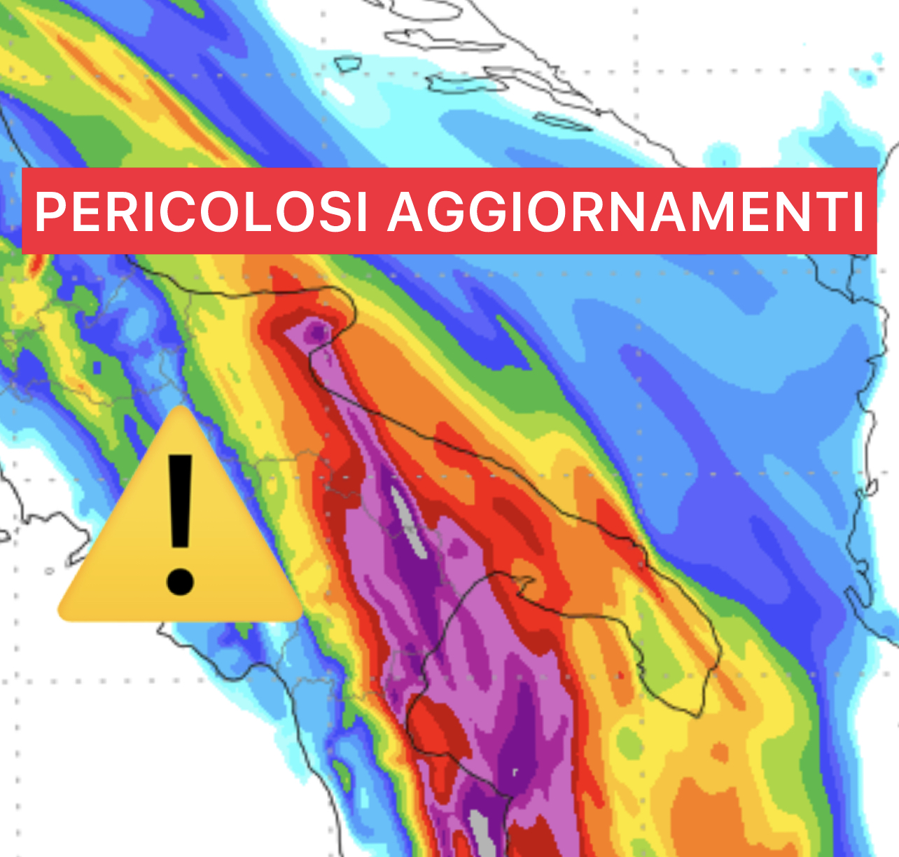 Meteo ESTREMO: PERICOLOSI AGGIORNAMENTI, rischio ALLUVIONE GIOVEDI' tra Puglia e Basilicata. Ci sono zone a rischio, ecco QUALI