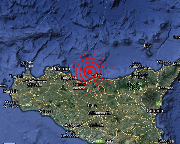 Scossa di TERREMOTO a Costa Siciliana centro ...