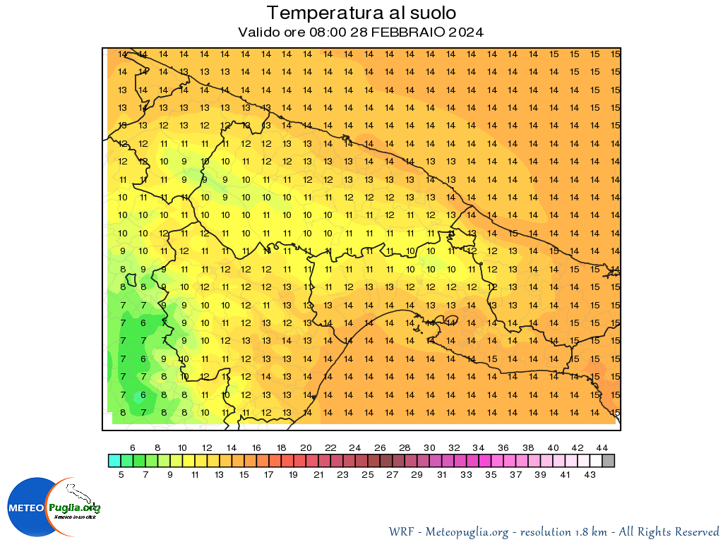 Temperatura 2m